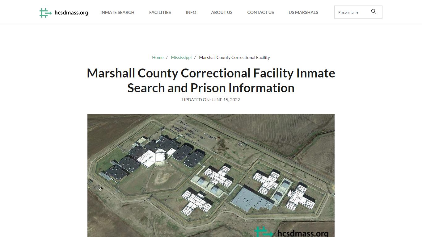 Marshall County Correctional Facility Inmate Search ...